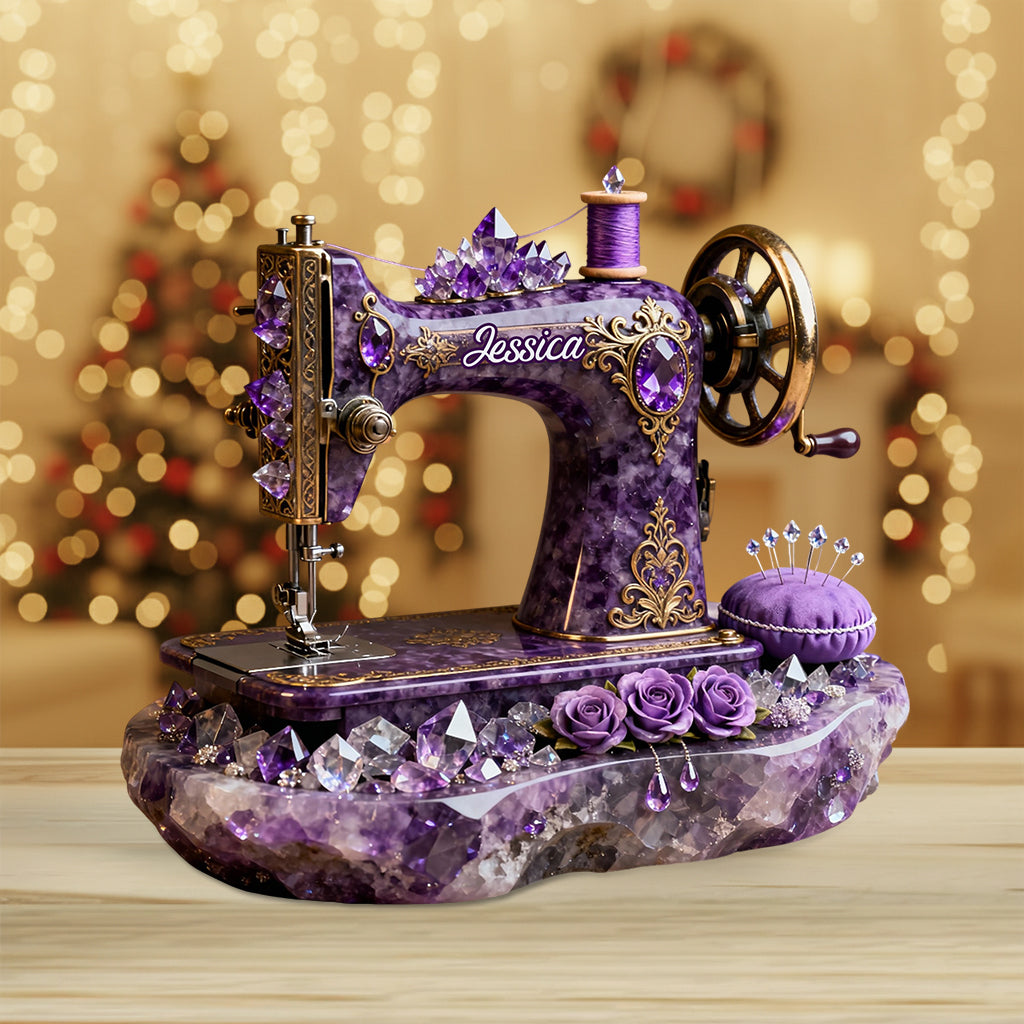 Cadeau idéal pour les passionnées de couture - Plaque acrylique personnalisée sur le thème de la couture