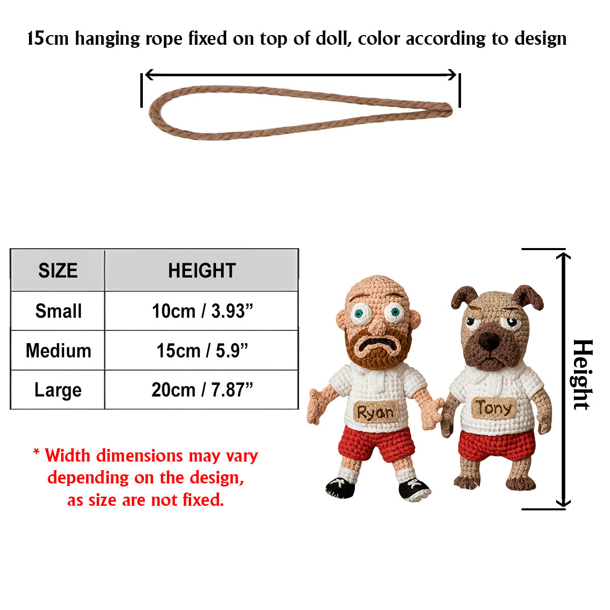 Joyeux Noël à quatre pattes ! Ornement de Noël personnalisé pour chien, fait main au crochet.