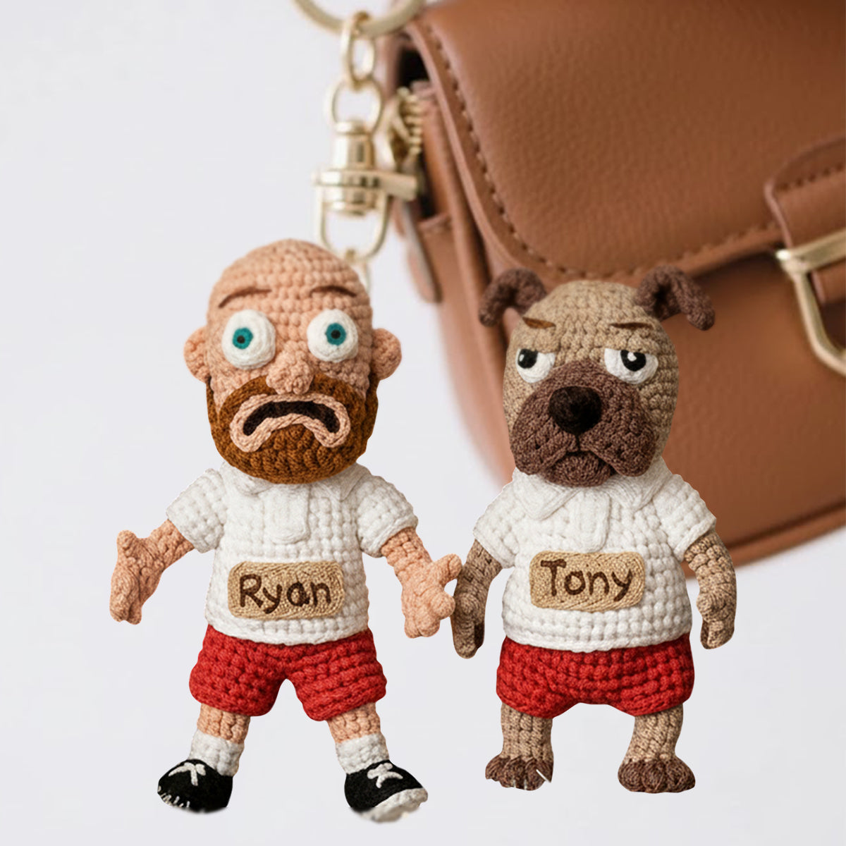 Joyeux Noël à quatre pattes ! Ornement de Noël personnalisé pour chien, fait main au crochet.