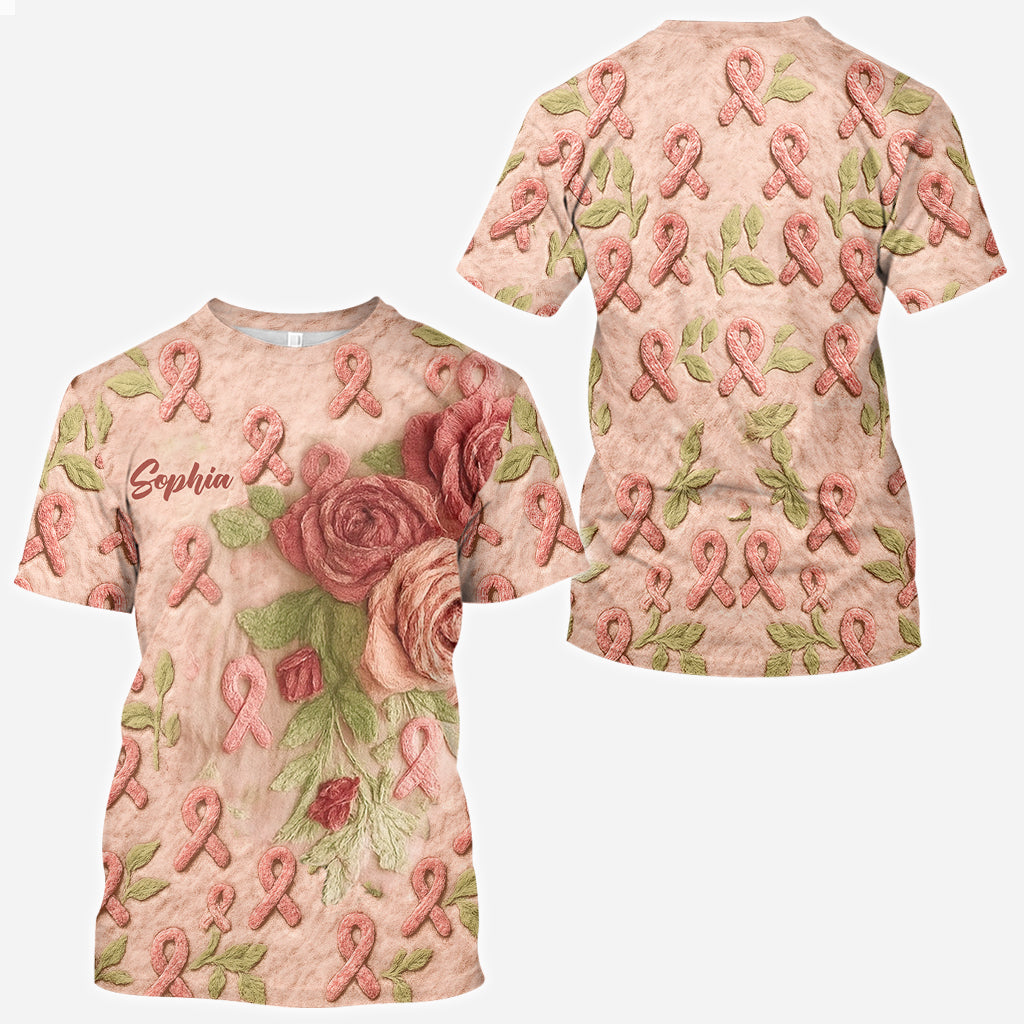 Breast Cancer Awareness - Personalized Breast Cancer Awareness All Over Shirt