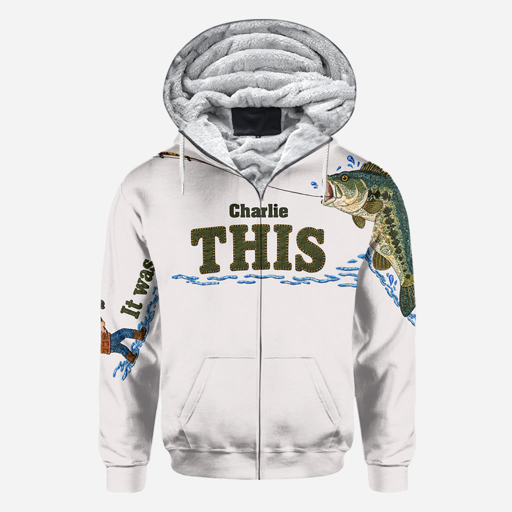 Demandez-moi à quel point c'était grand - Chemise de pêche personnalisée