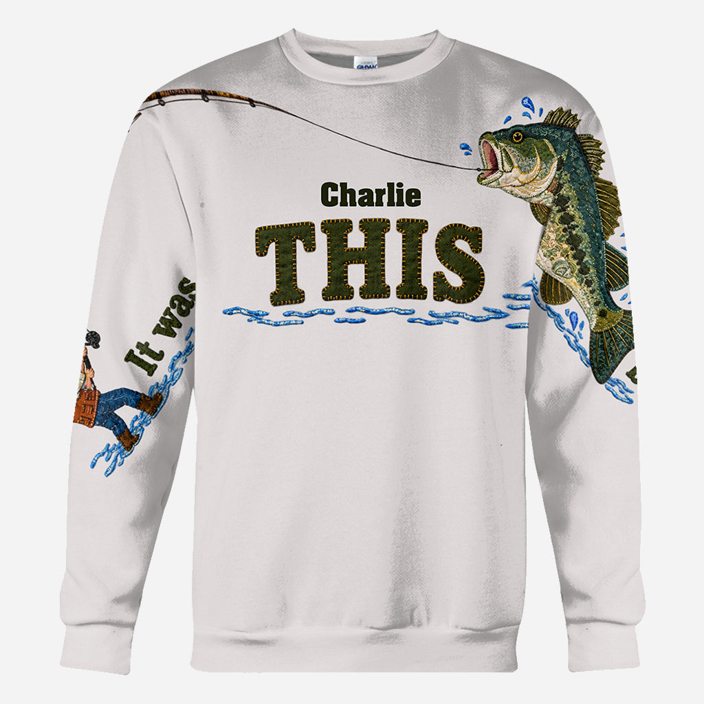 Demandez-moi à quel point c'était grand - Chemise de pêche personnalisée
