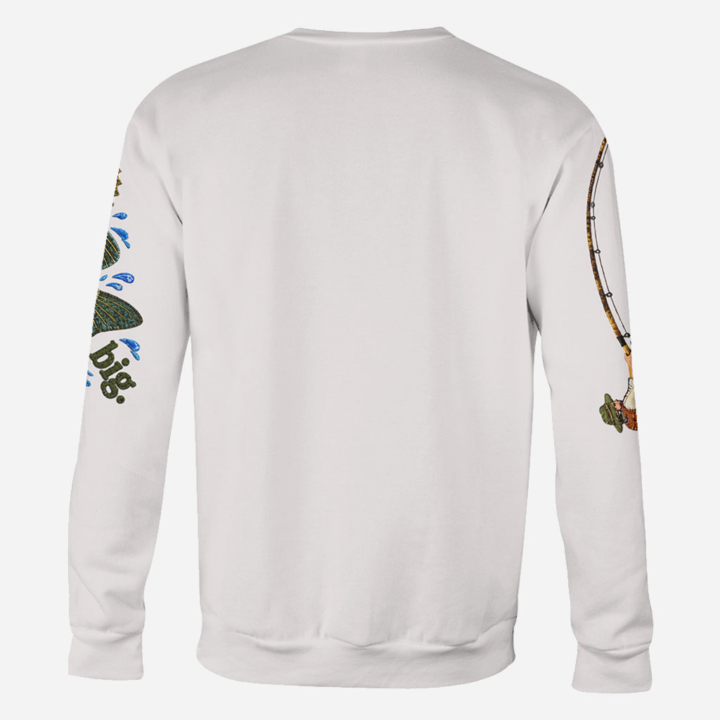 Demandez-moi à quel point c'était grand - Chemise de pêche personnalisée