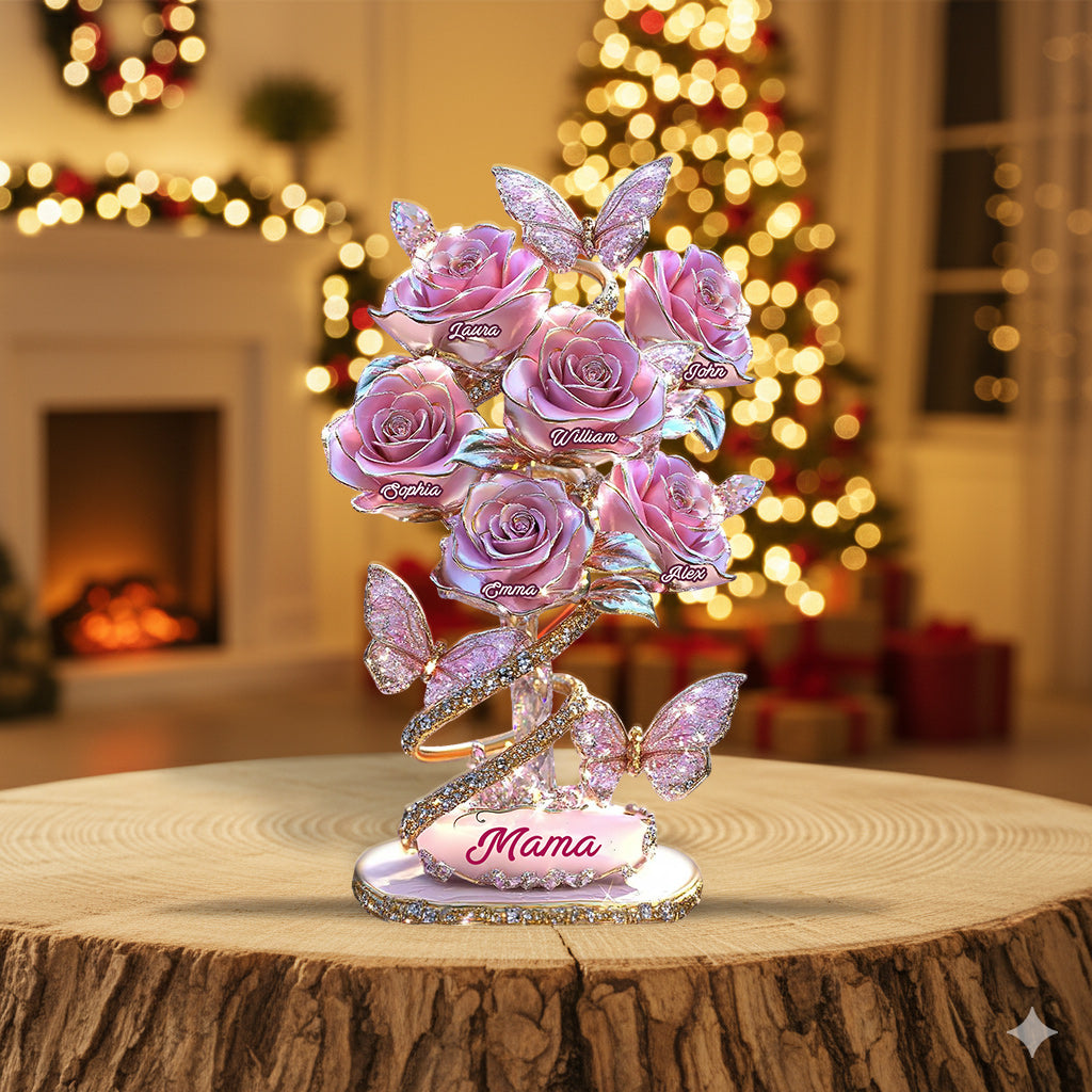 My Garden Christmas Gift For Mom, Grandma,... - Personalized Custom Shaped Acrylic Plaque