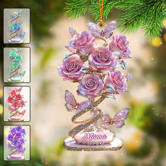 My Garden Gift For Mom, Grandma,... - Personalized Mother Transparent Ornament