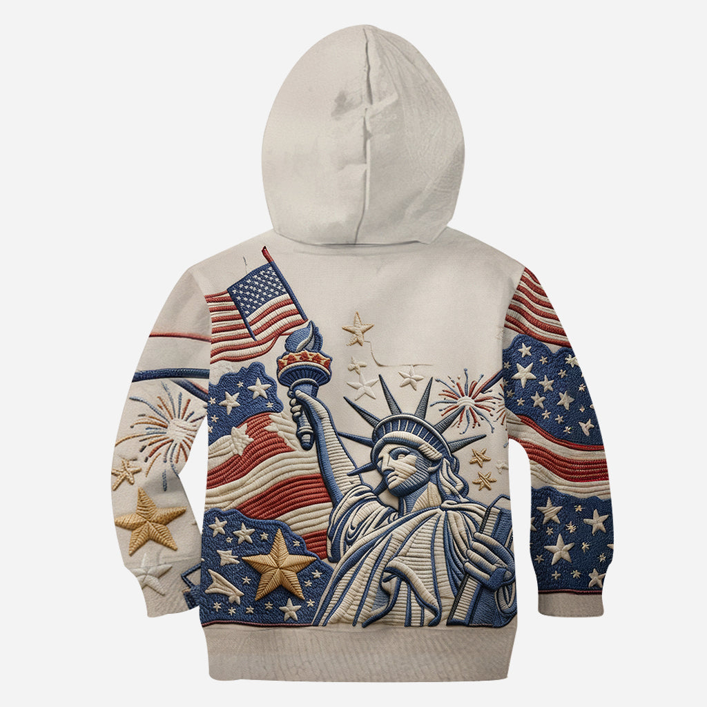 250e anniversaire des États-Unis - T-shirt personnalisé Pontoon intégral