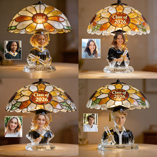 Photo Personnalisée - Lampe de Nuit LED Acrylique Personnalisée
