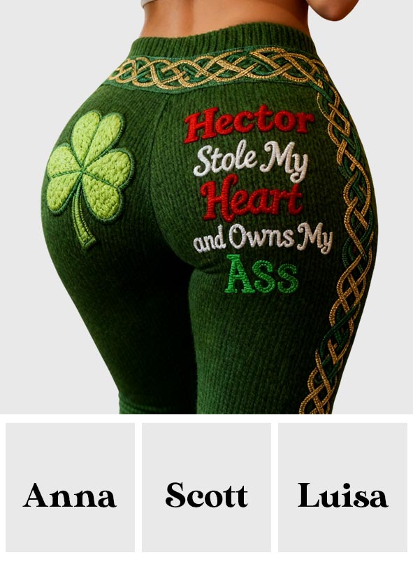 J'ai volé mon cœur et je possède mes fesses - Leggings irlandais personnalisés