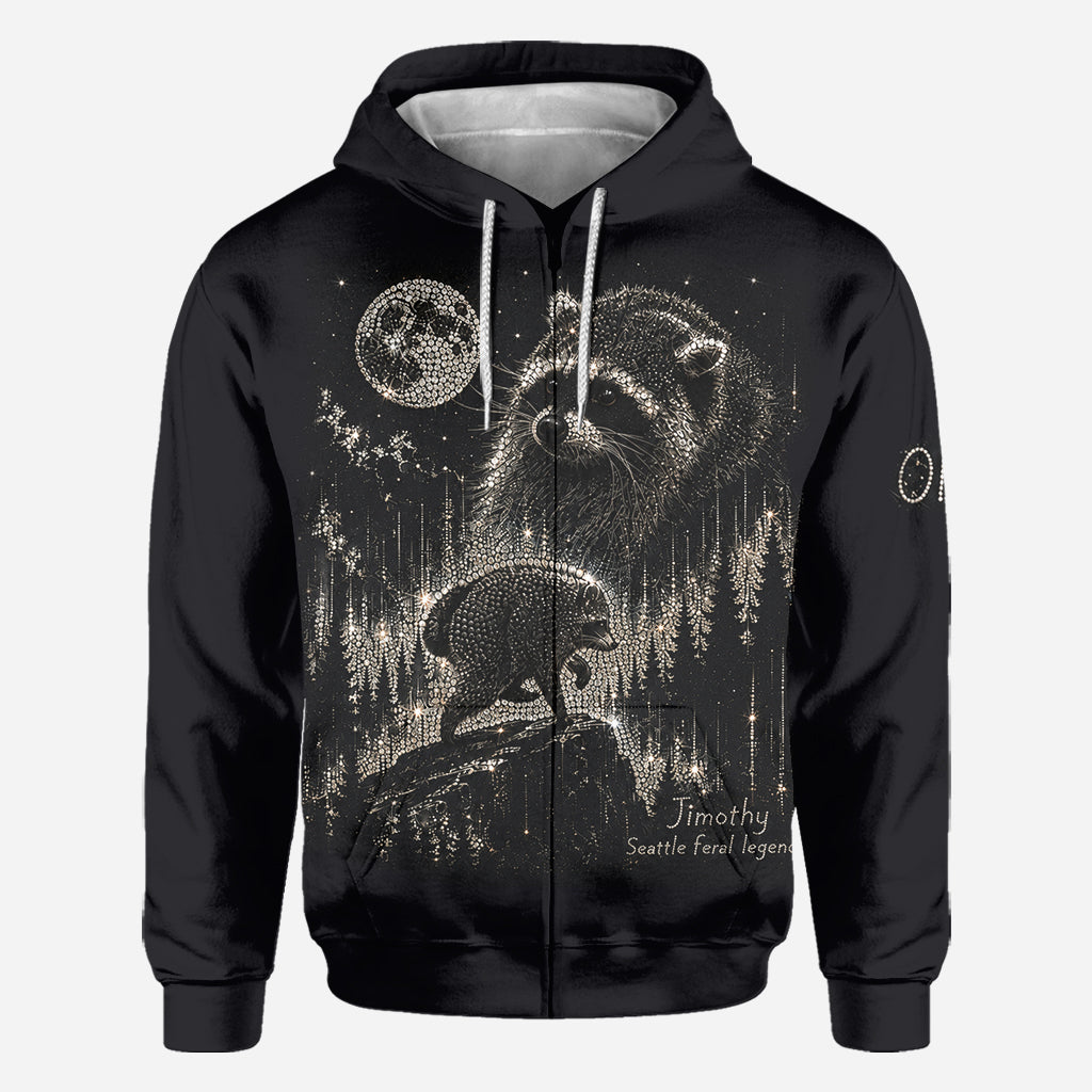 Vintage Jimothy Raccoon - Personalized Raccoon All Over Shirt