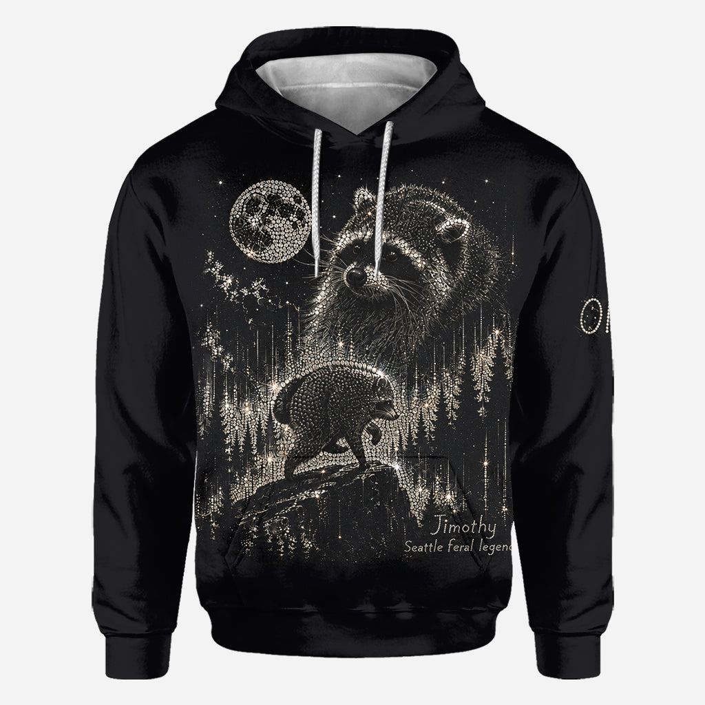 Vintage Jimothy Raccoon - Personalized Raccoon All Over Shirt