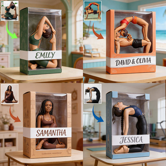 Plaque acrylique personnalisée à partir d'une photo - Yoga sur mesure