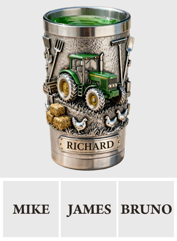 Love Tractor - Personalized Farmer Tumbler