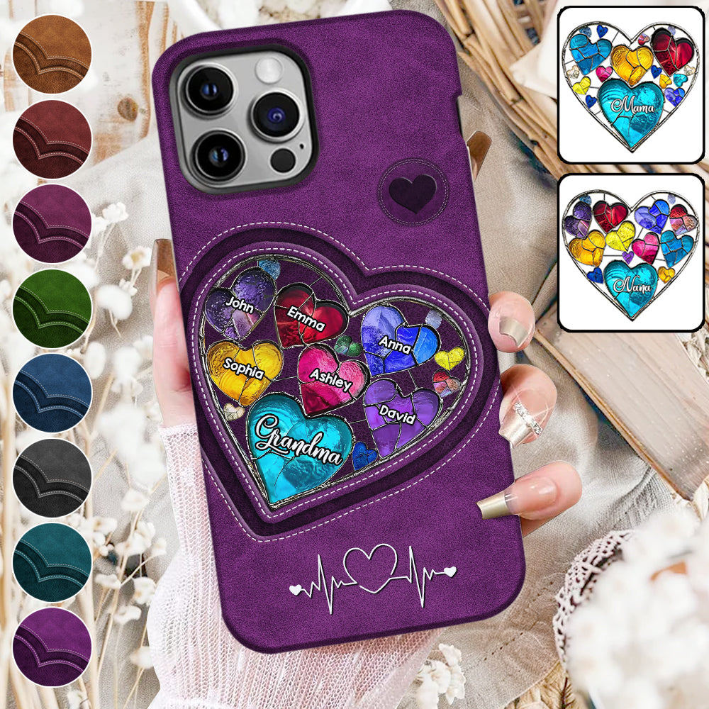 Les chéries de la maman de grand-mère - Coque de téléphone personnalisée avec impression intégrale « Grand-mère »