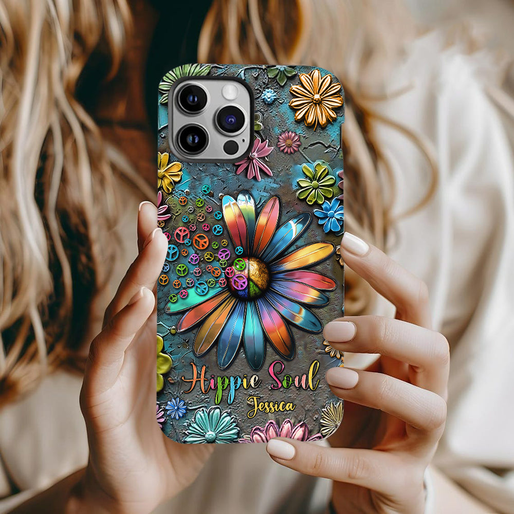 Hippie Soul - Personalized Hippie Full Print Phone Case