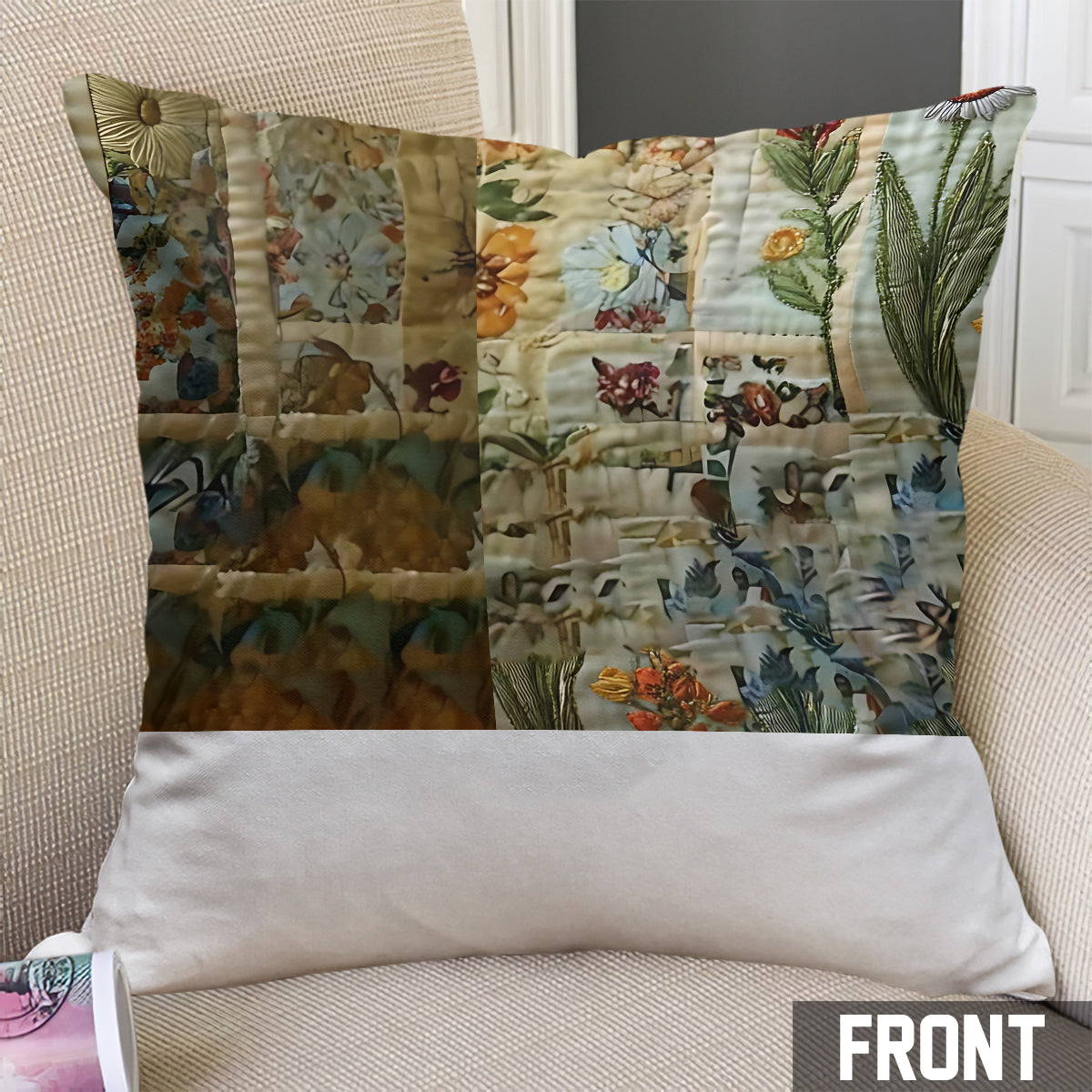 Adorable coussin décoratif libellule personnalisé