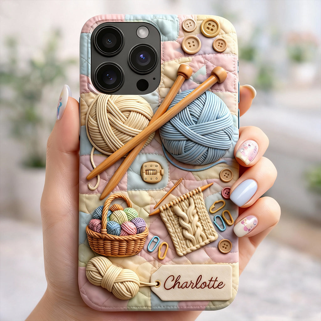 Coque de téléphone personnalisée « Couture » ​​avec imprimé intégral