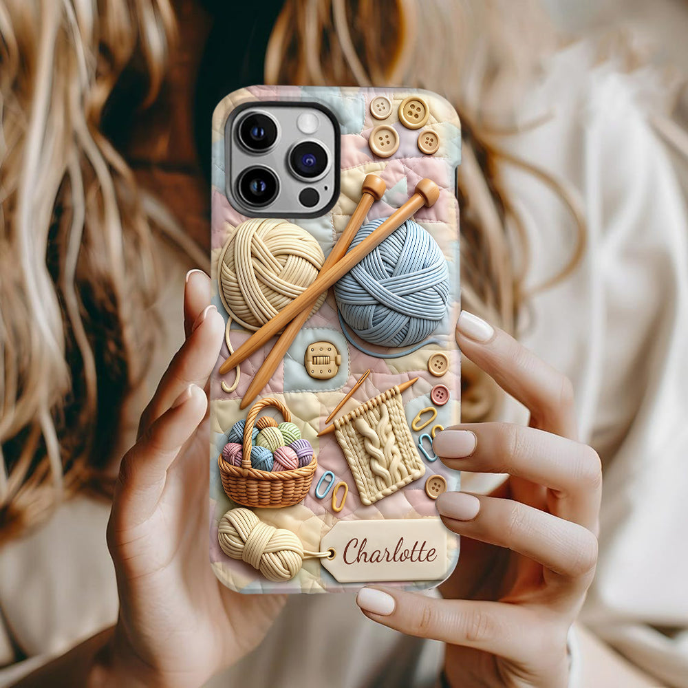 Coque de téléphone personnalisée « Couture » ​​avec imprimé intégral