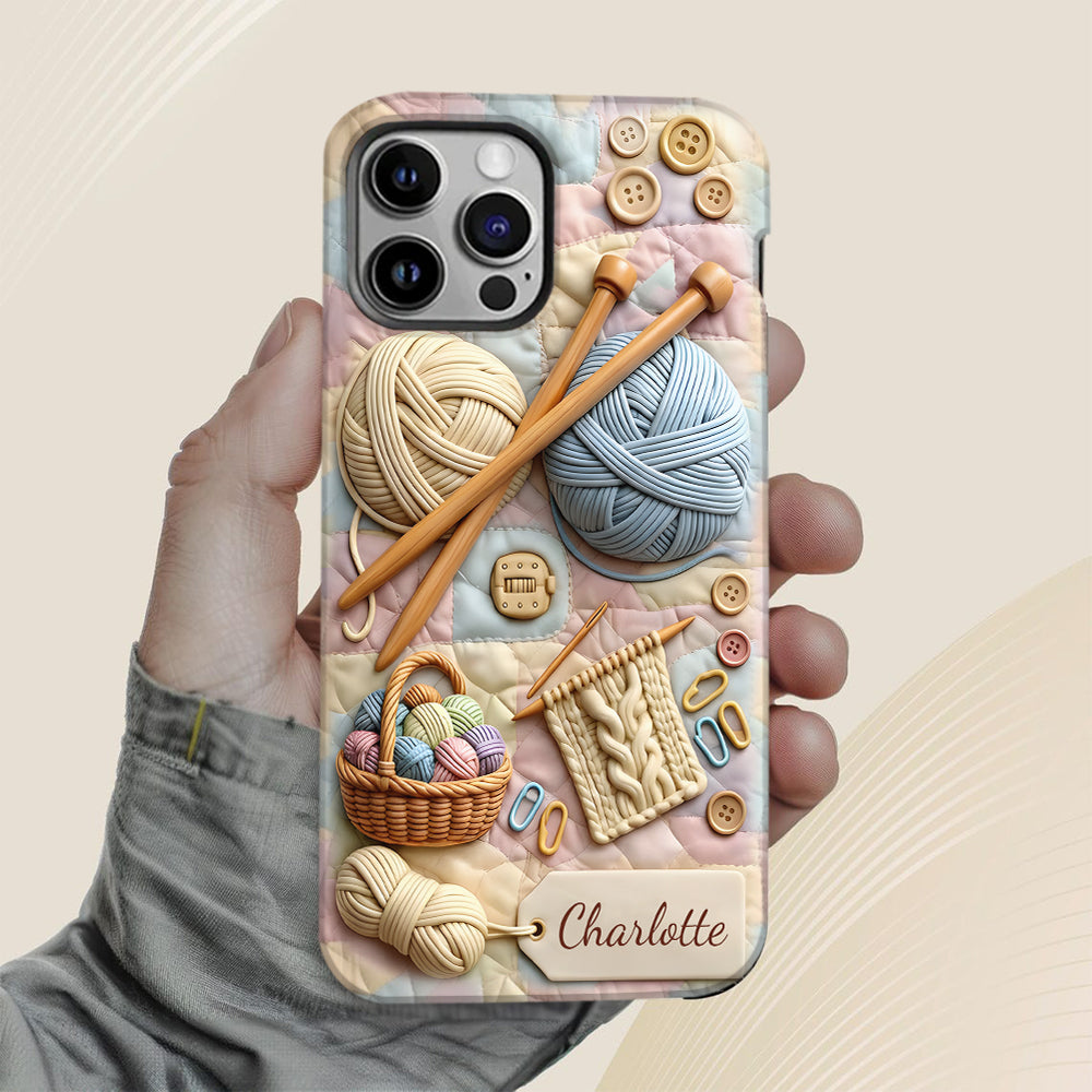 Coque de téléphone personnalisée « Couture » ​​avec imprimé intégral