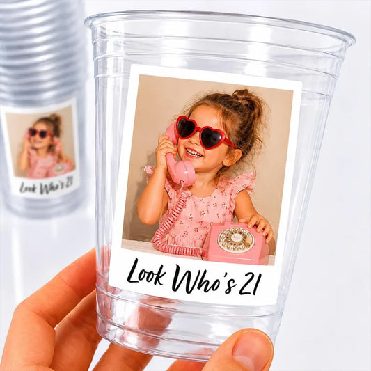 Cadeau d'anniversaire - Gobelet en verre dépoli personnalisé