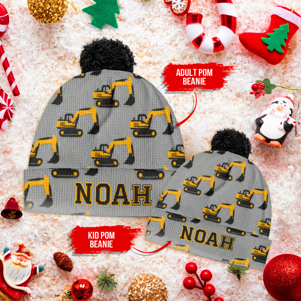 Bonnet personnalisé avec initiale, cadeau idéal pour les enfants.