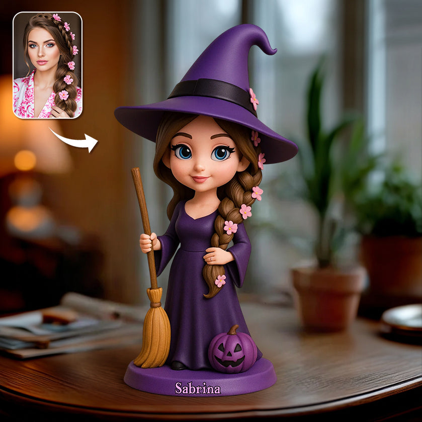 Amazing Witch - Personalized Witch Custom Shaped Acrylic Plaque