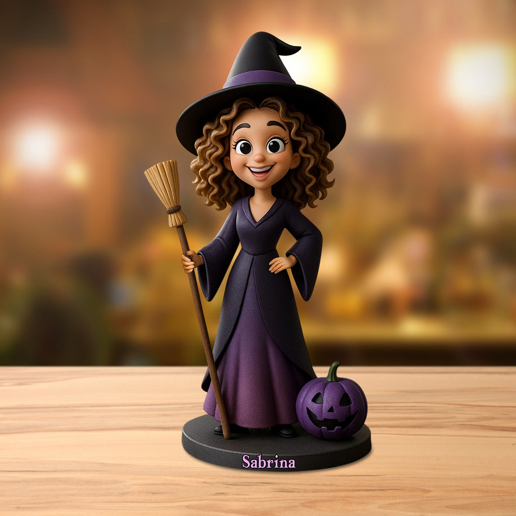 Amazing Witch - Personalized Witch Custom Shaped Acrylic Plaque