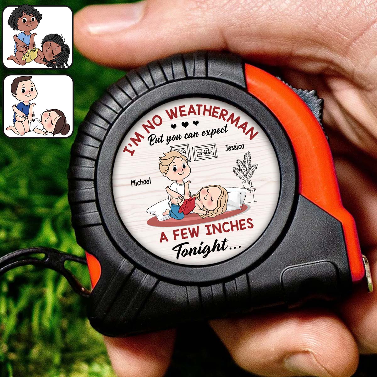 Quelques centimètres - Mètre ruban personnalisé pour couples