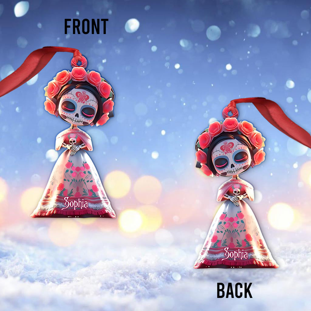 Crâne de sucre - Ornement de crâne personnalisé