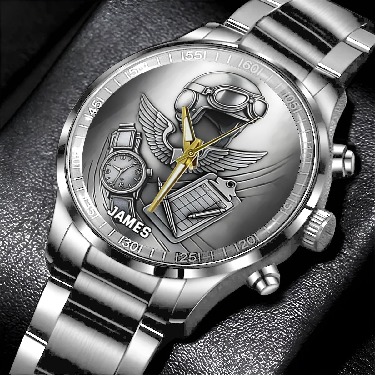 Une fois que vous avez goûté au vol - Montre de pilote personnalisée