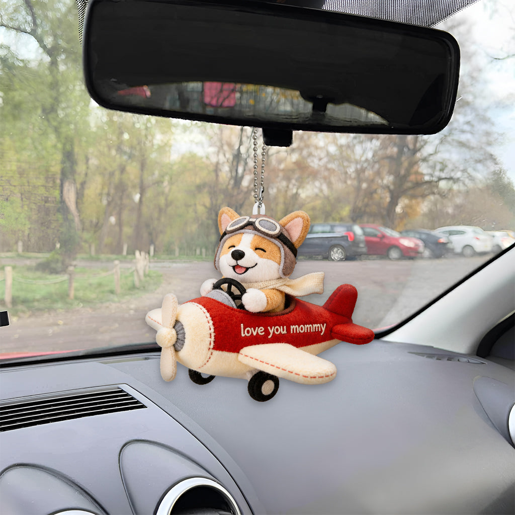 Idée Cadeau pour Amateurs de Chiens, Maman de Compagnie - Porte-Clés Peluche Personnalisé