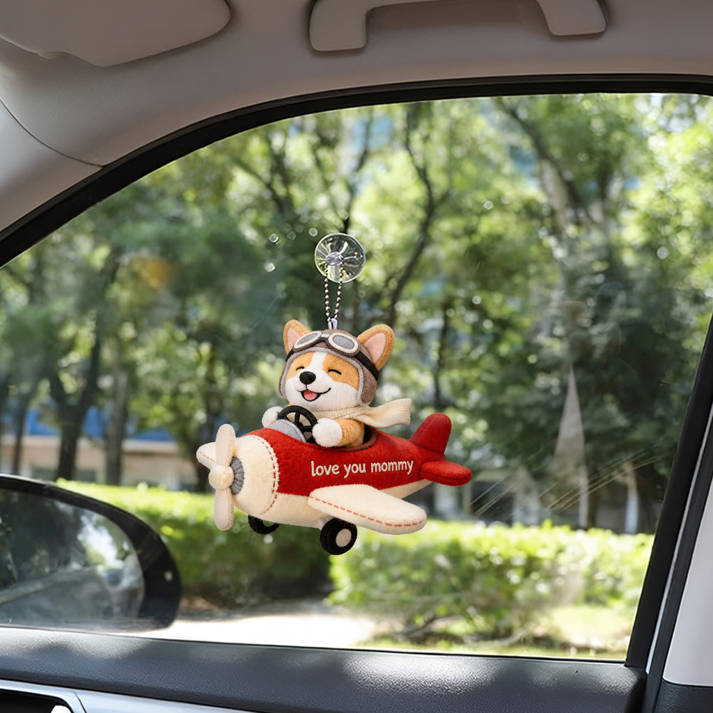 Idée Cadeau pour Amateurs de Chiens, Maman de Compagnie - Porte-Clés Peluche Personnalisé