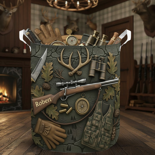 Passionné de chasse - Panier de rangement de chasse personnalisé