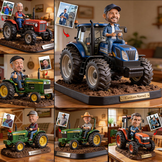 Cadeau amusant pour fermier - Plaque acrylique personnalisée en forme de fermier