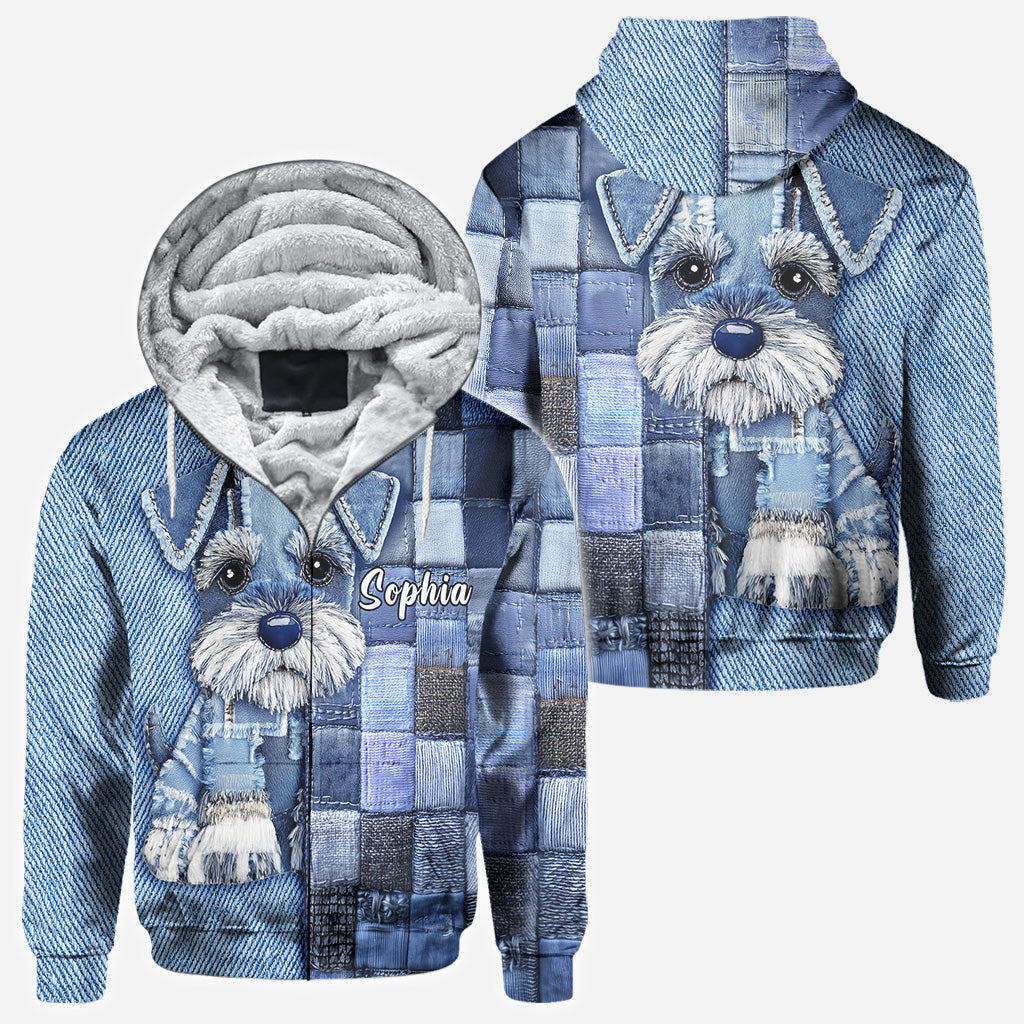 Love Miniature Schnauzer - Personalized Dog All Over Shirt