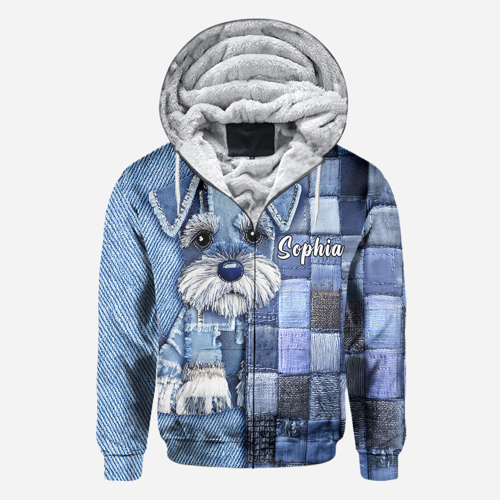 Love Miniature Schnauzer - Personalized Dog All Over Shirt