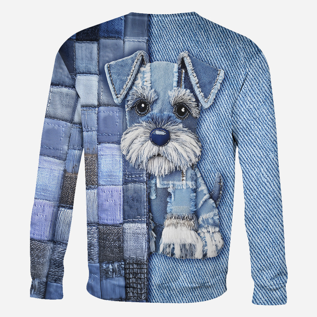 Love Miniature Schnauzer - Personalized Dog All Over Shirt