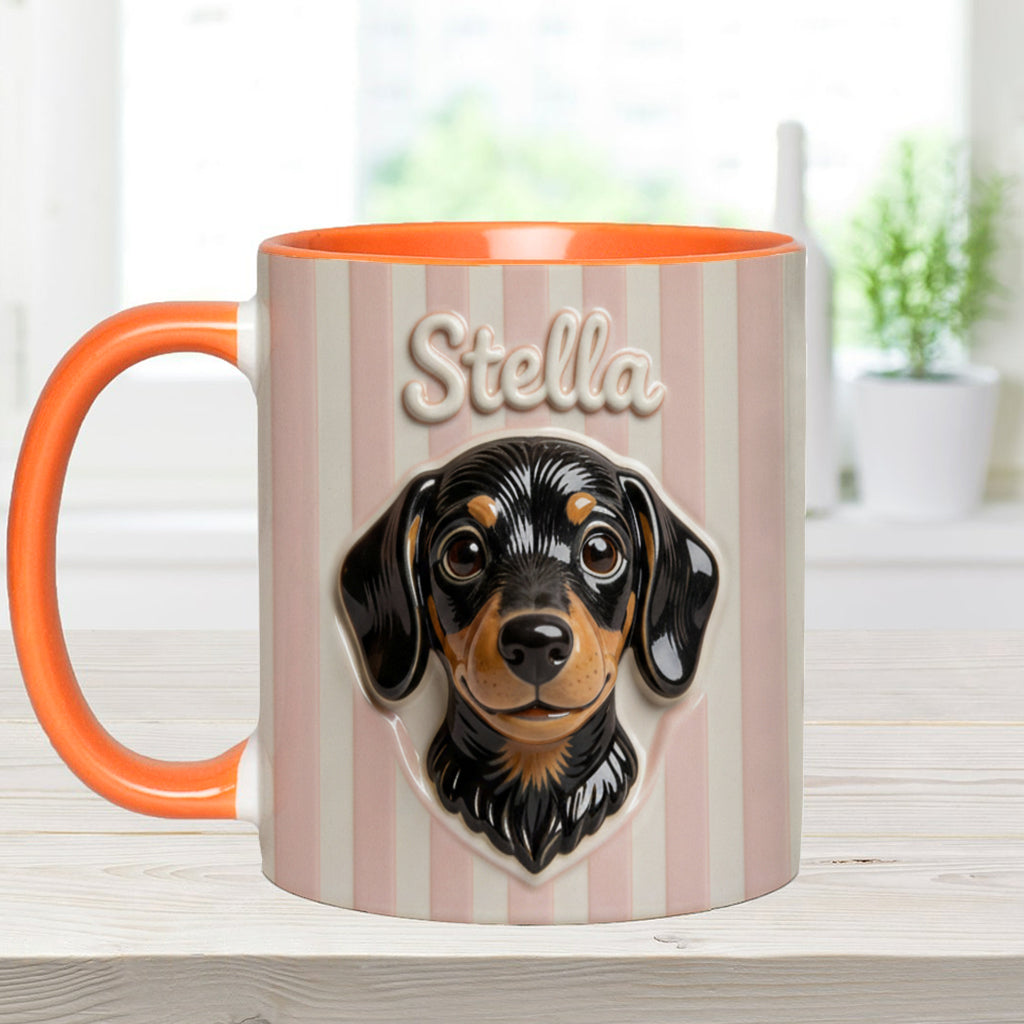 J'aime mon animal de compagnie - Mug personnalisé avec motif chien