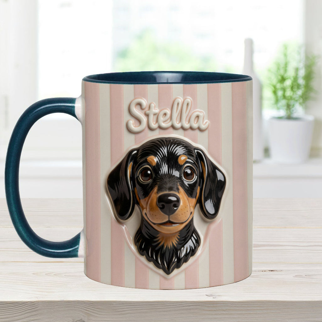 J'aime mon animal de compagnie - Mug personnalisé avec motif chien