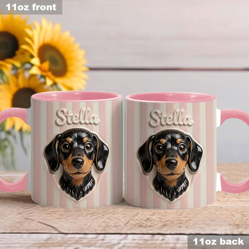 J'aime mon animal de compagnie - Mug personnalisé avec motif chien