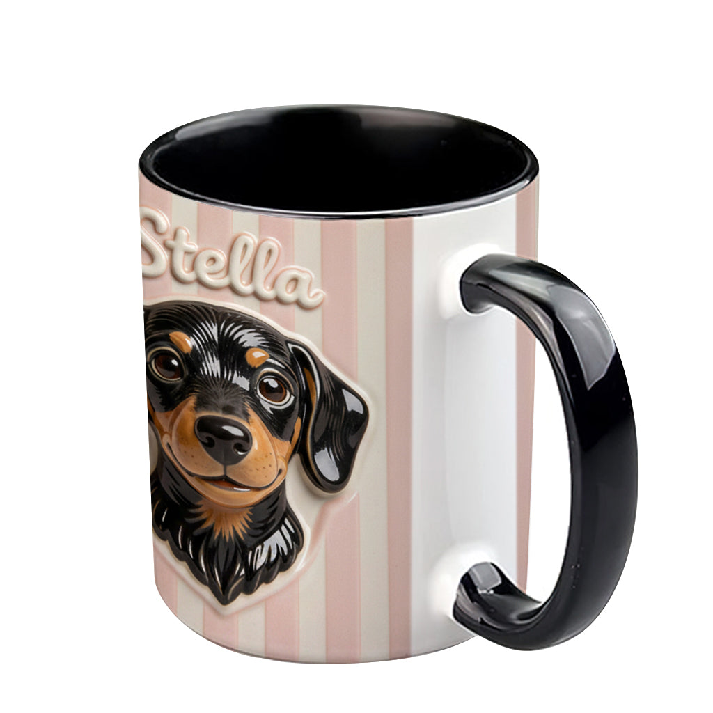 J'aime mon animal de compagnie - Mug personnalisé avec motif chien