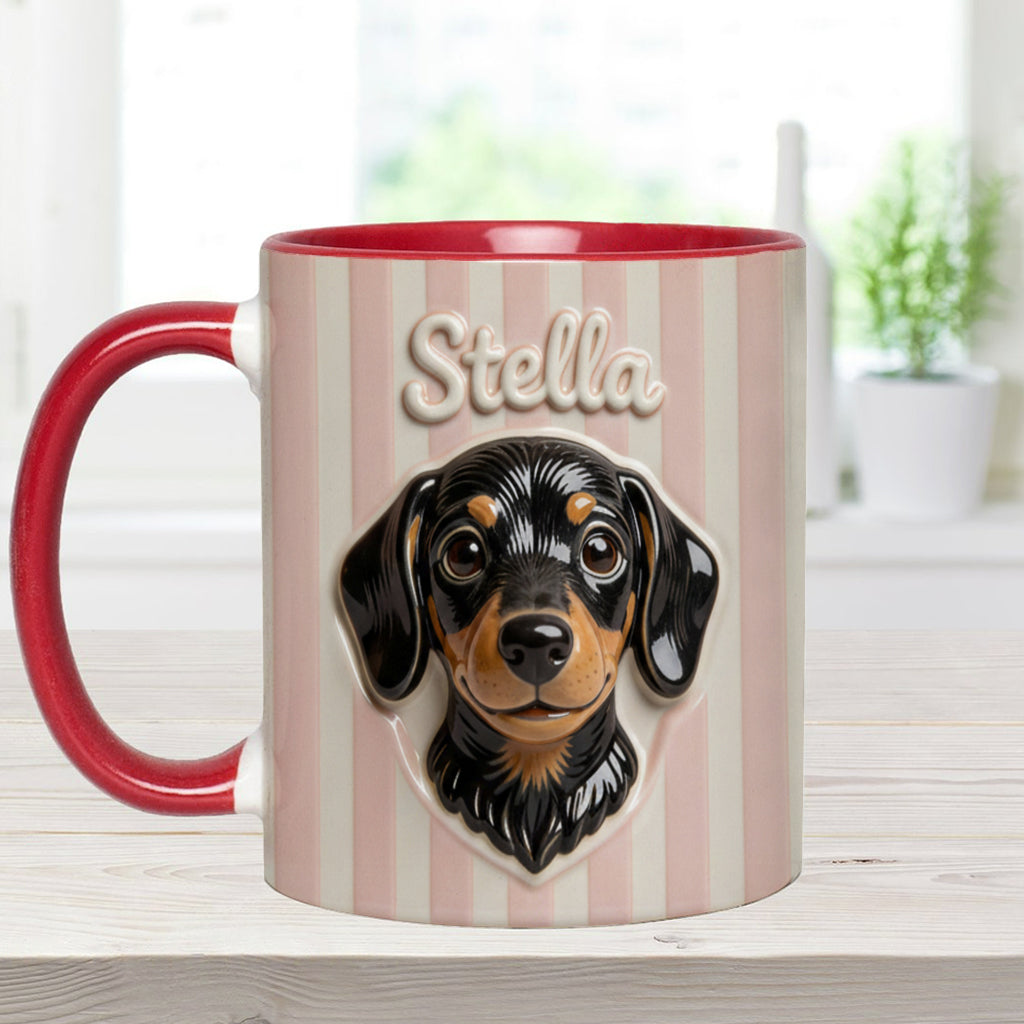 J'aime mon animal de compagnie - Mug personnalisé avec motif chien
