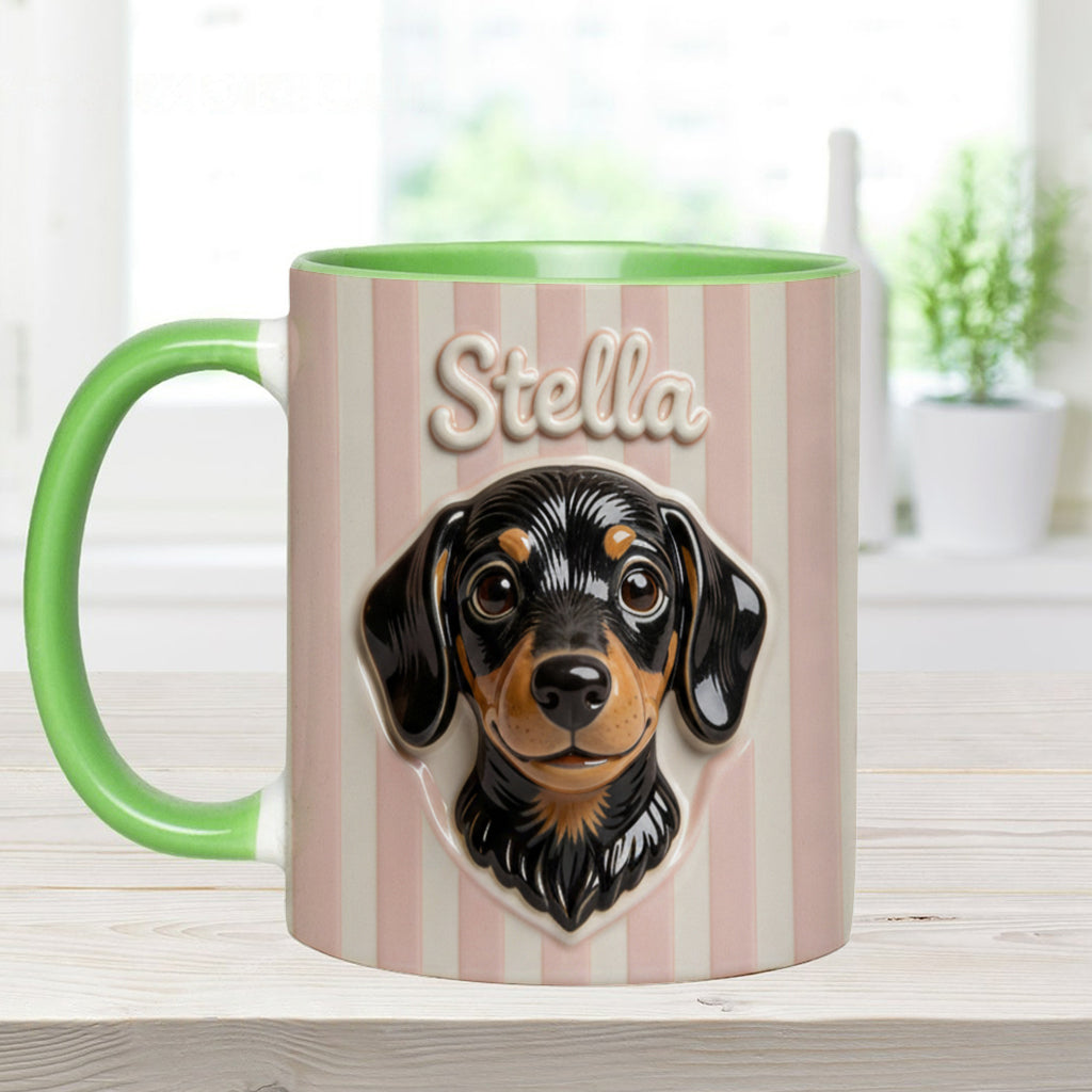 J'aime mon animal de compagnie - Mug personnalisé avec motif chien