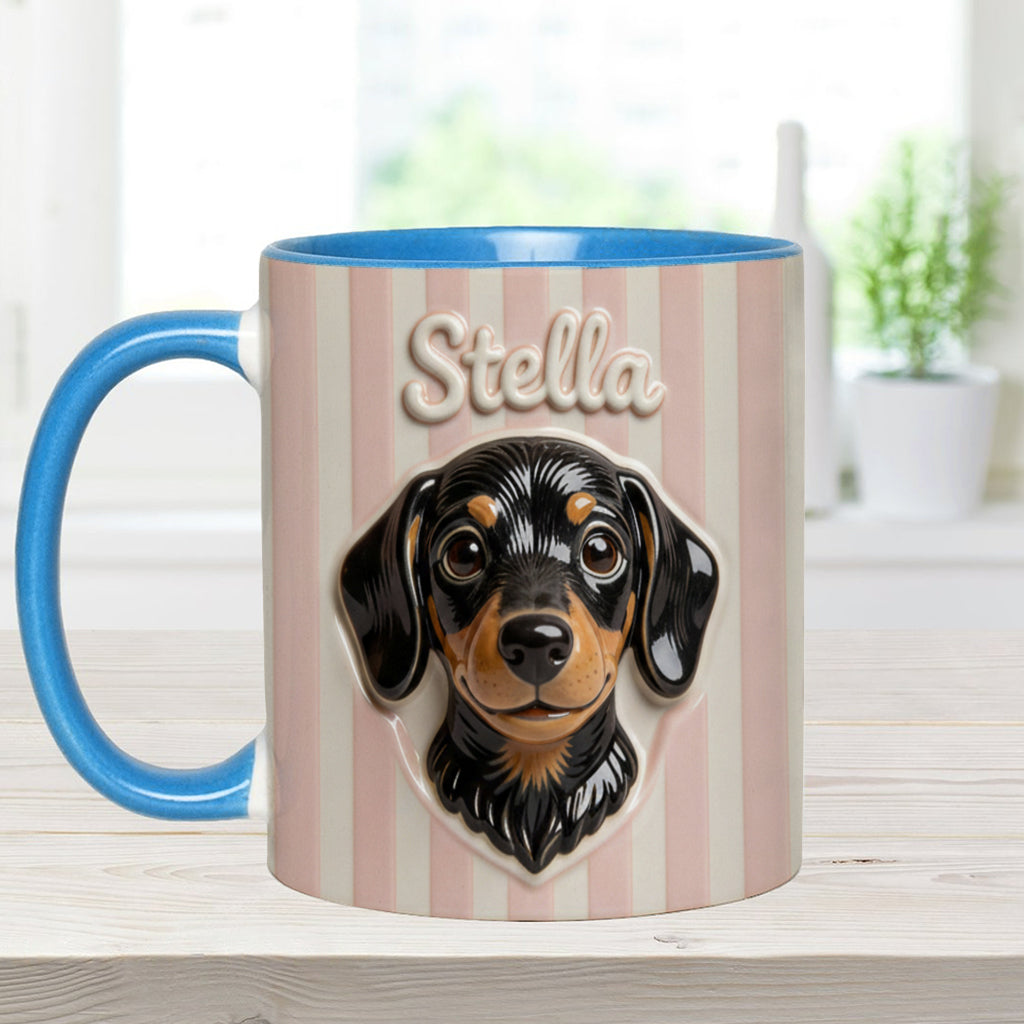 J'aime mon animal de compagnie - Mug personnalisé avec motif chien