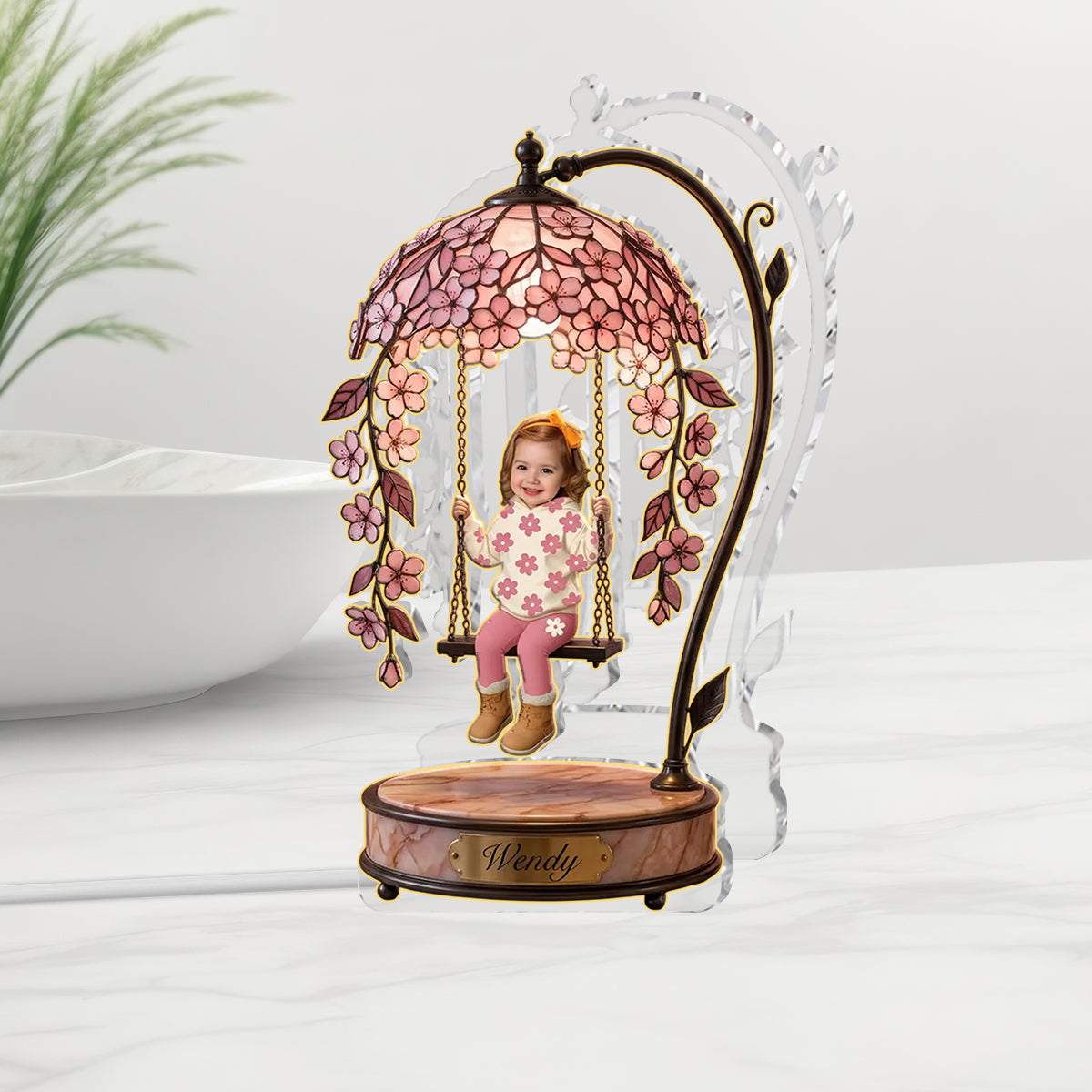 Beautiful Gift For Kids - Personalized Kid Acrylic LED Night Light