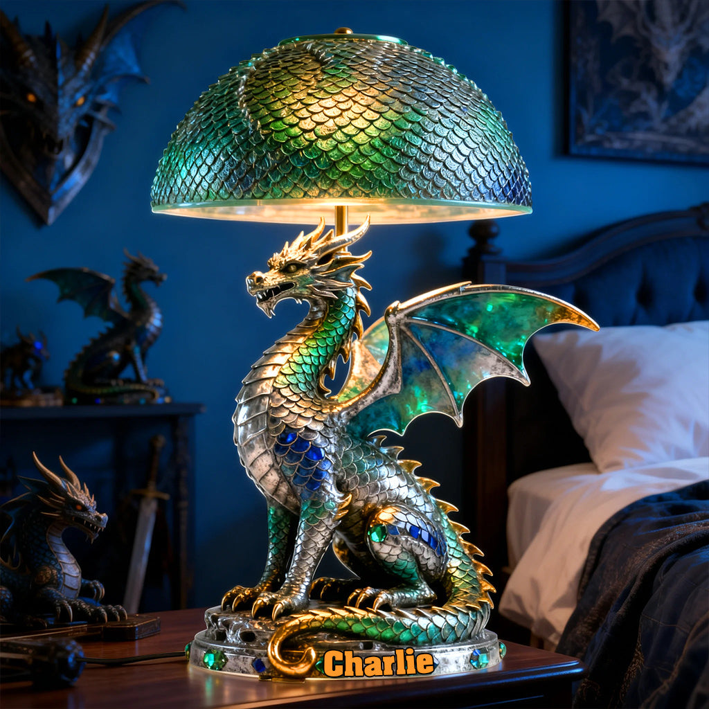 Lord Of The Skies - Personalized Dragon Acrylic LED Night Light