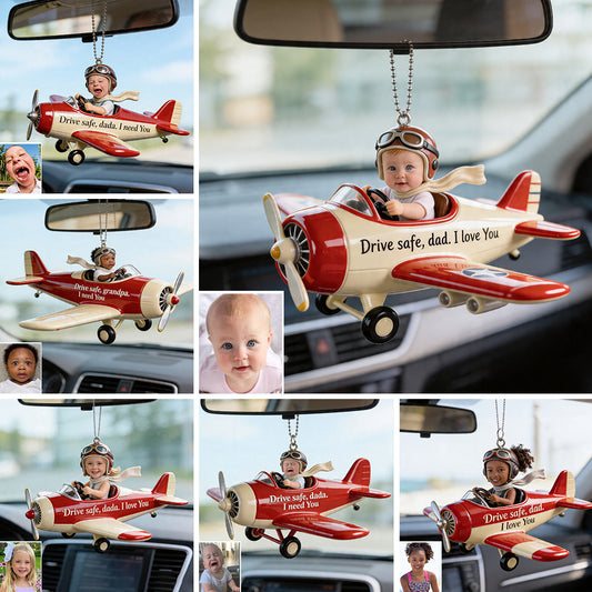 Idée de cadeau pour papa, idée de cadeau pour maman - Ornement de voiture personnalisé pour père