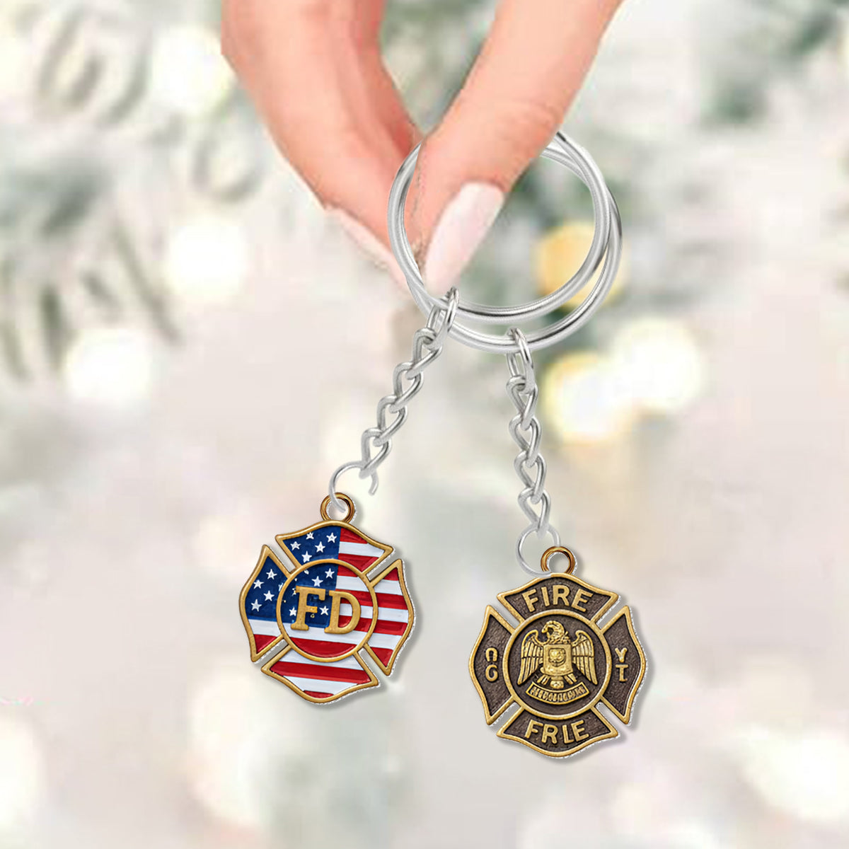 Collection Pompiers - Calendrier de l'Avent personnalisé avec décorations