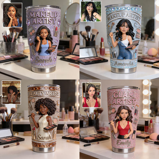 Tasse de Maquillage Personnalisée - Photo Personnalisée