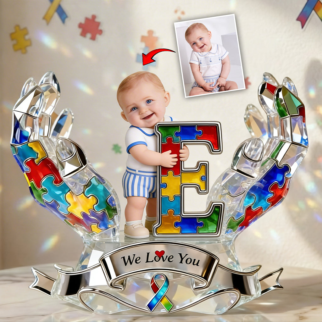 Custom Any Photo - Personalized Autism Awareness Custom Shaped Acrylic Plaque