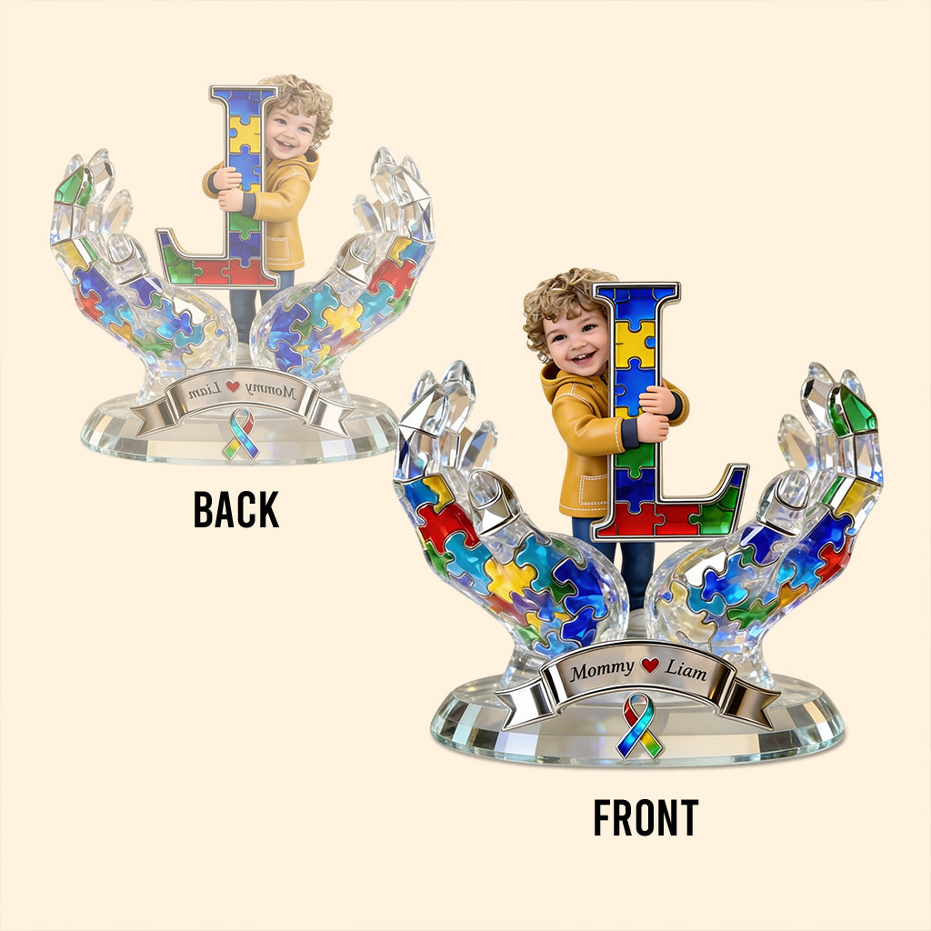 Custom Any Photo - Personalized Autism Awareness Custom Shaped Acrylic Plaque